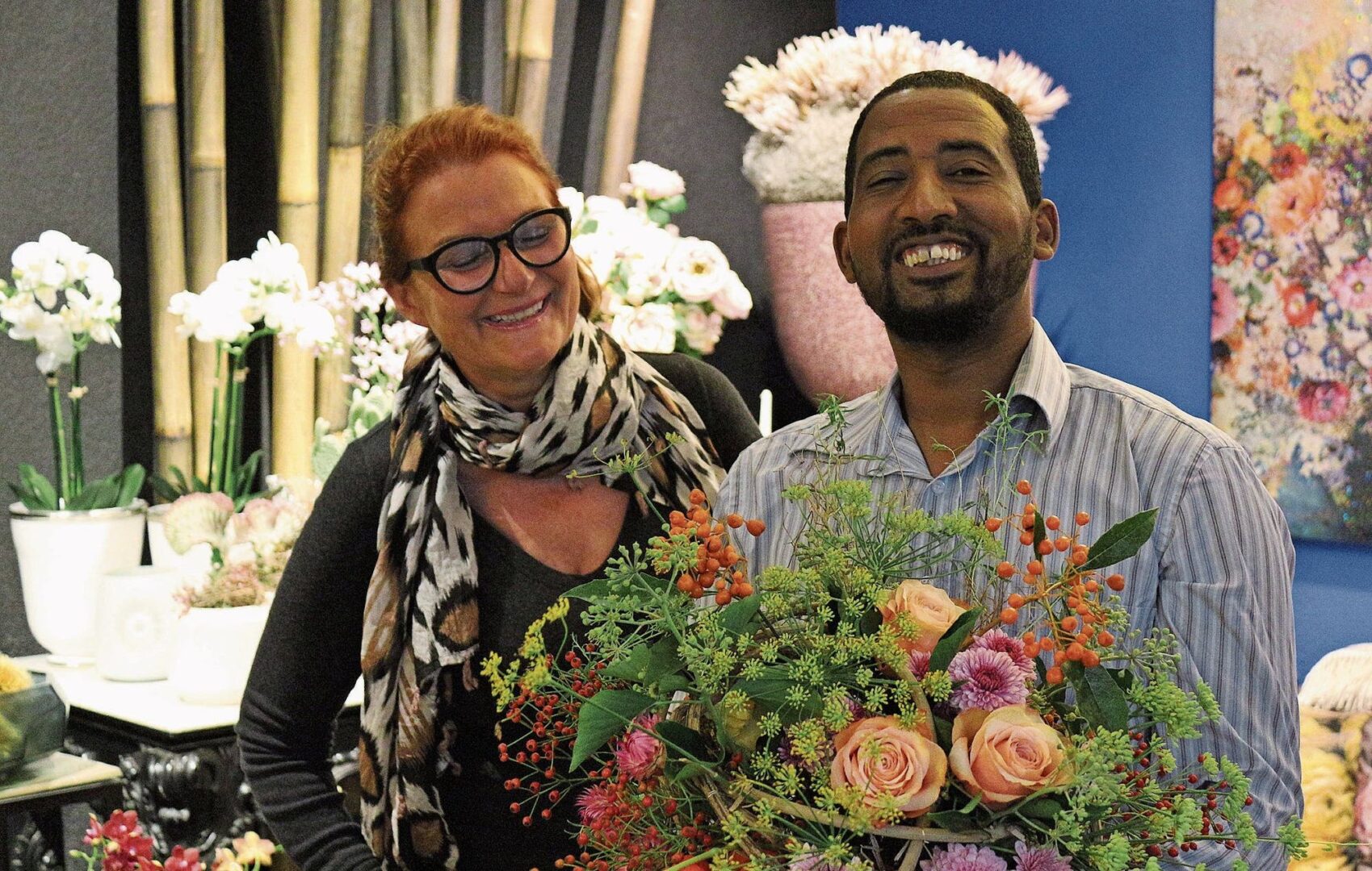 Blumen bündeln statt salutieren – Eritreer gelingt Neuanfang bei Horner Floristin