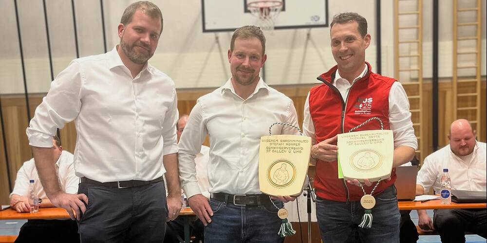 Rohrer und Götte zu Schwinger-Ehrenmitgliedern ernannt